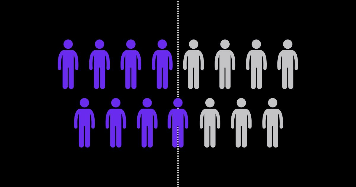 independent voter figures split down the middle