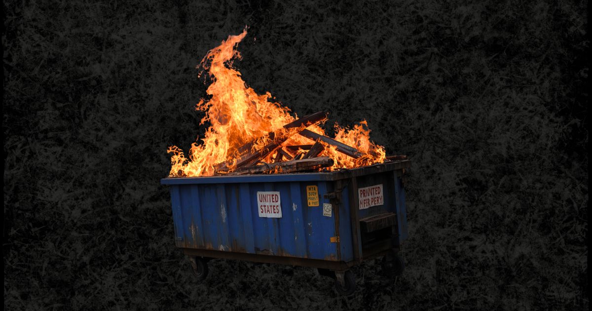 united states dumpster fire