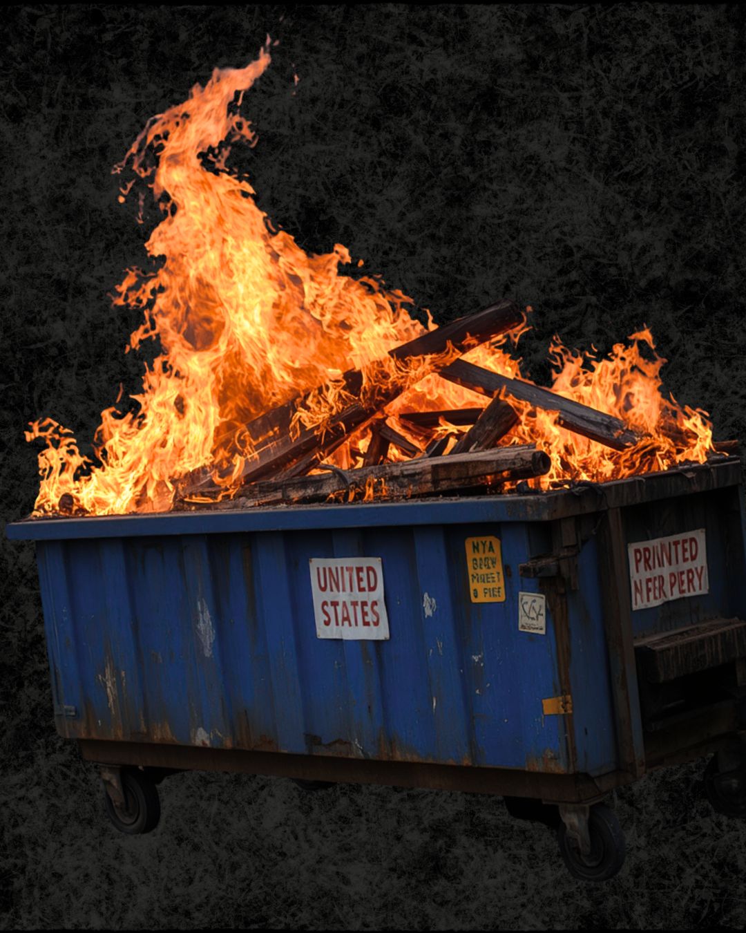 united states dumpster fire