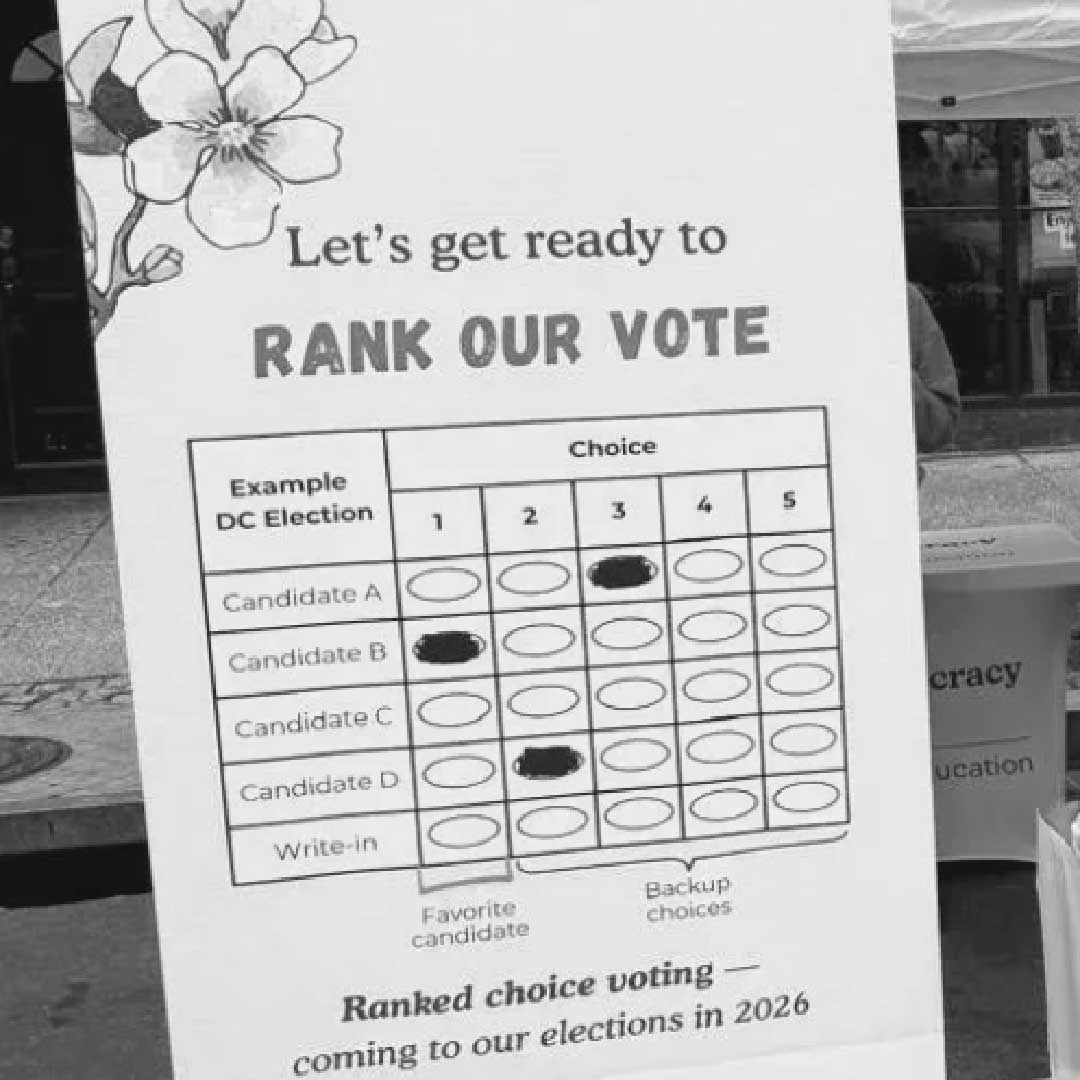 DC Voters: Volunteer for Ranked Choice Voting this Election Day!
