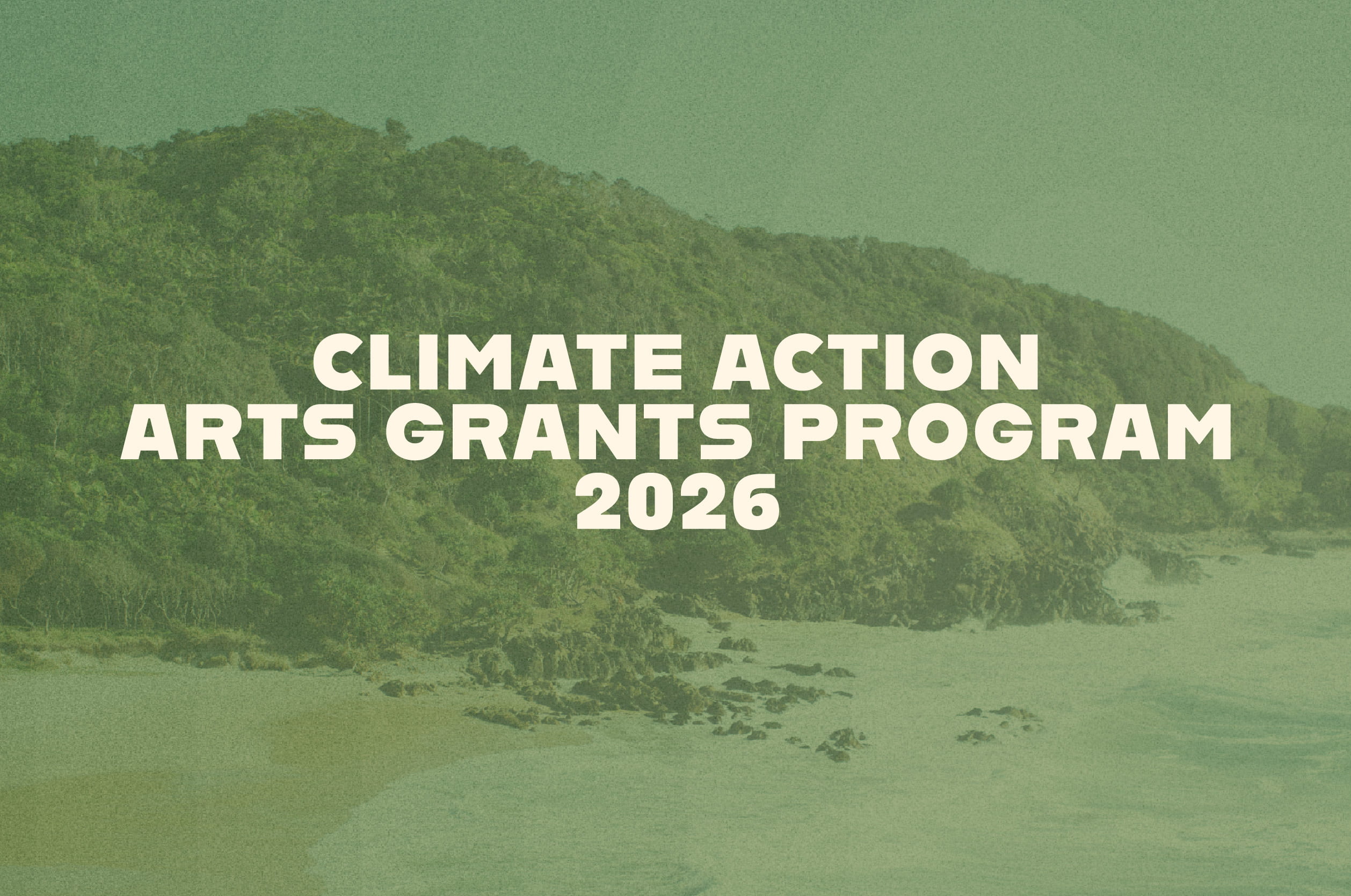 Climate Action Arts Grant Program