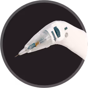 close up view of ExactRF tip