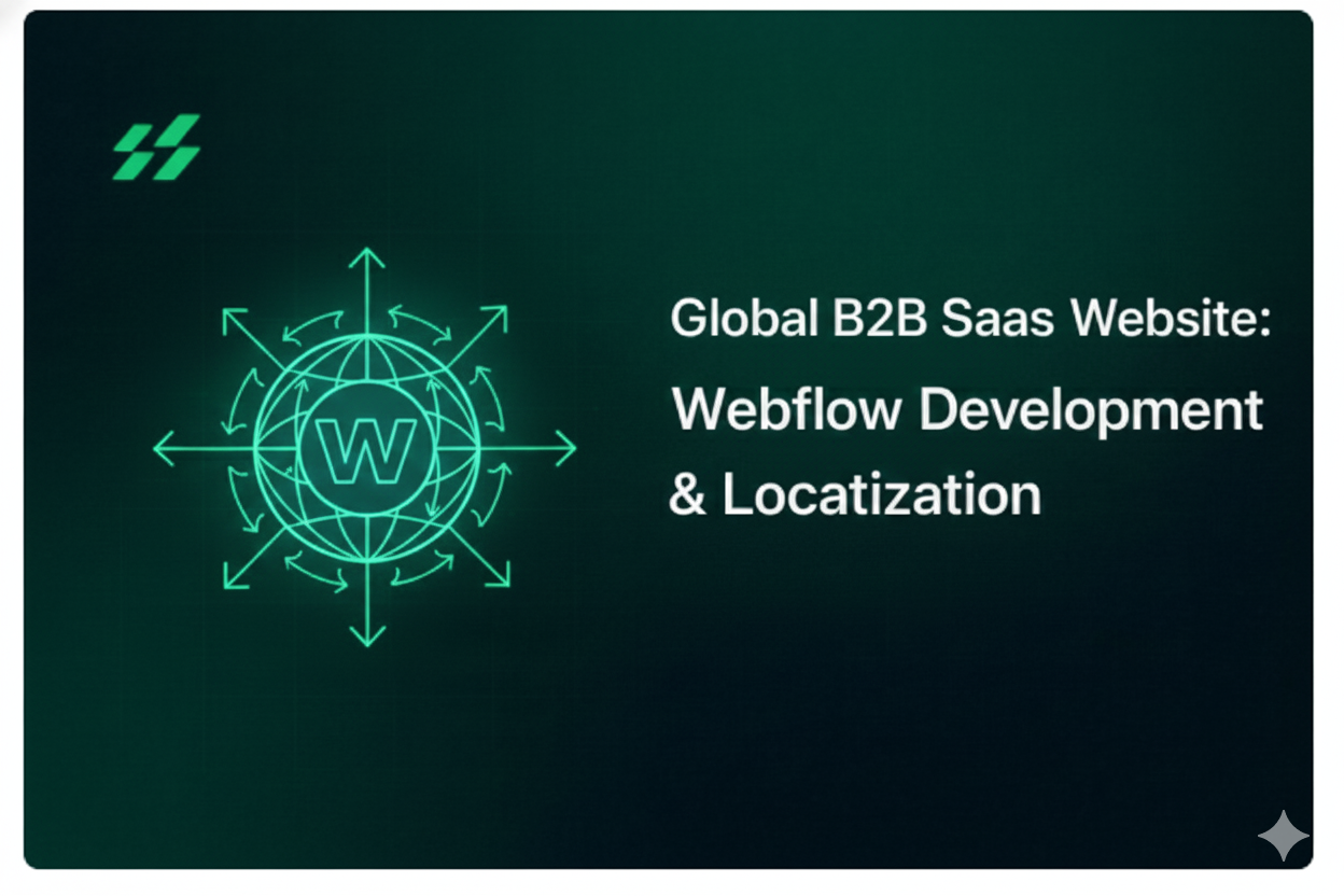 Global B2B SaaS Websites: Webflow Development & Localization