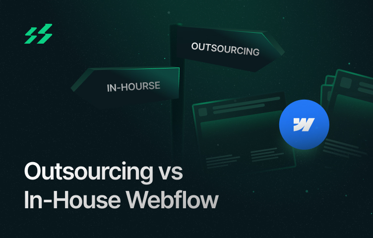 Webflow maintenance service comparison: outsourcing vs in-house team management