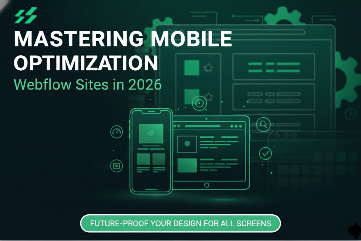 Mastering Mobile Optimization for Webflow Sites in 2026