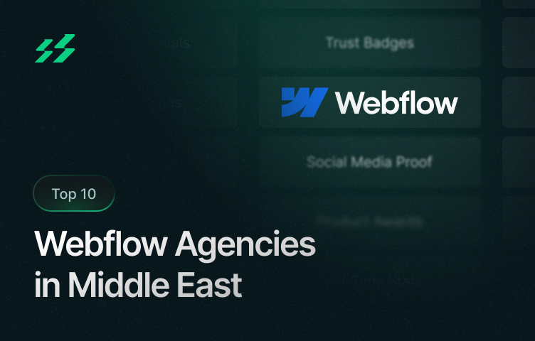 Top 10 Webflow Agencies in Middle East