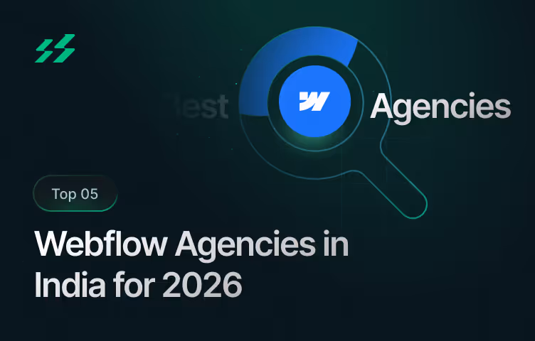 Discover India's top 5 Webflow agencies for 2026. From enterprise partners to rising studios, find the right team to build your next high-converting website.