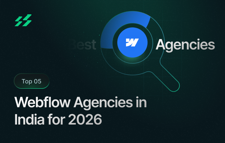 Discover India's top 5 Webflow agencies for 2026. From enterprise partners to rising studios, find the right team to build your next high-converting website.