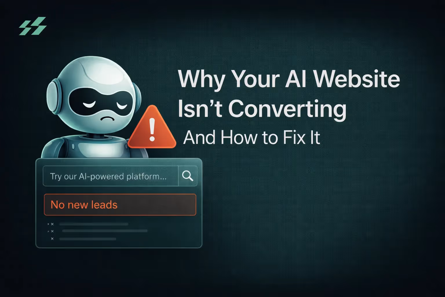 AI Startup Website Design: Simplifying Complex SaaS Products