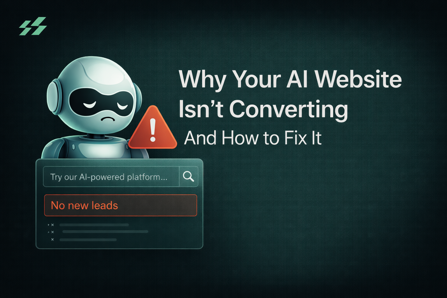 AI Startup Website Design: Simplifying Complex SaaS Products