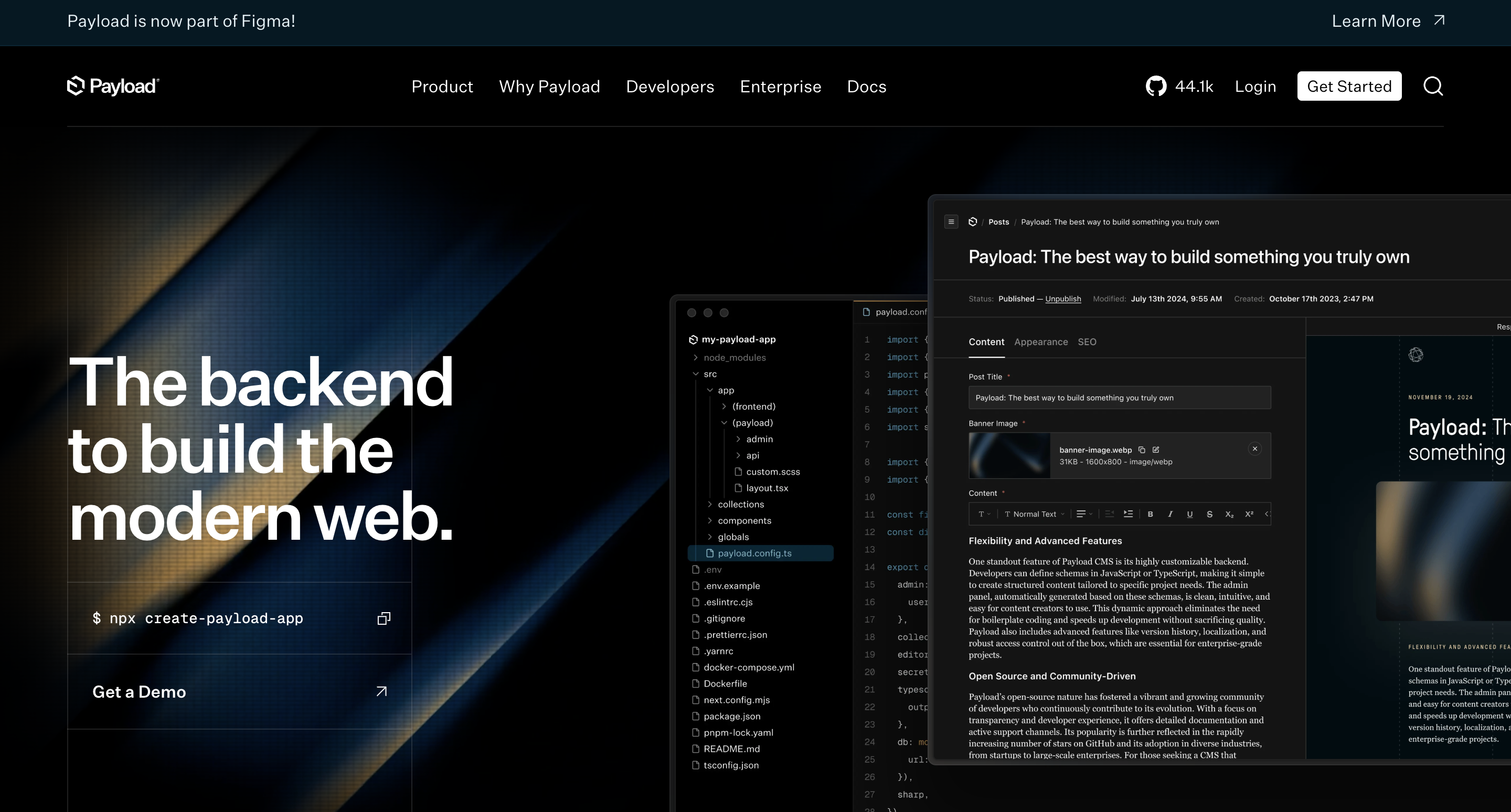 payload homepage