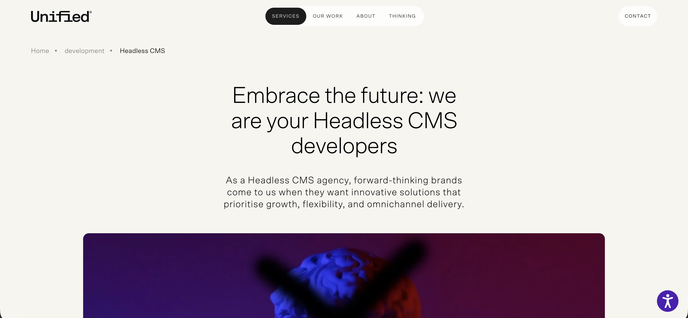 Unified homepage