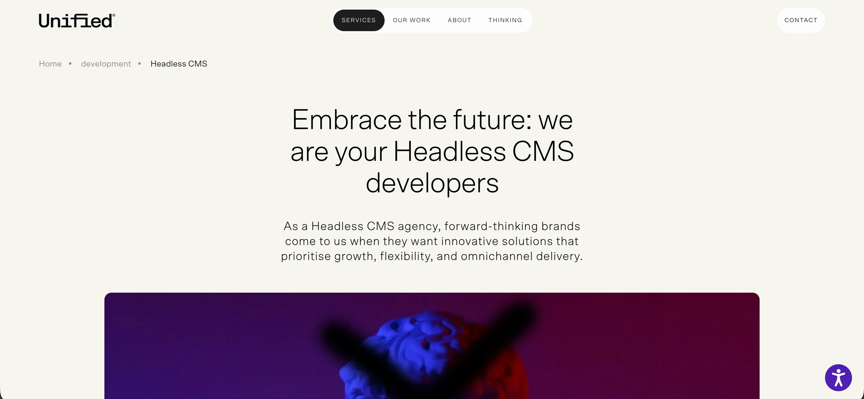 Unified homepage