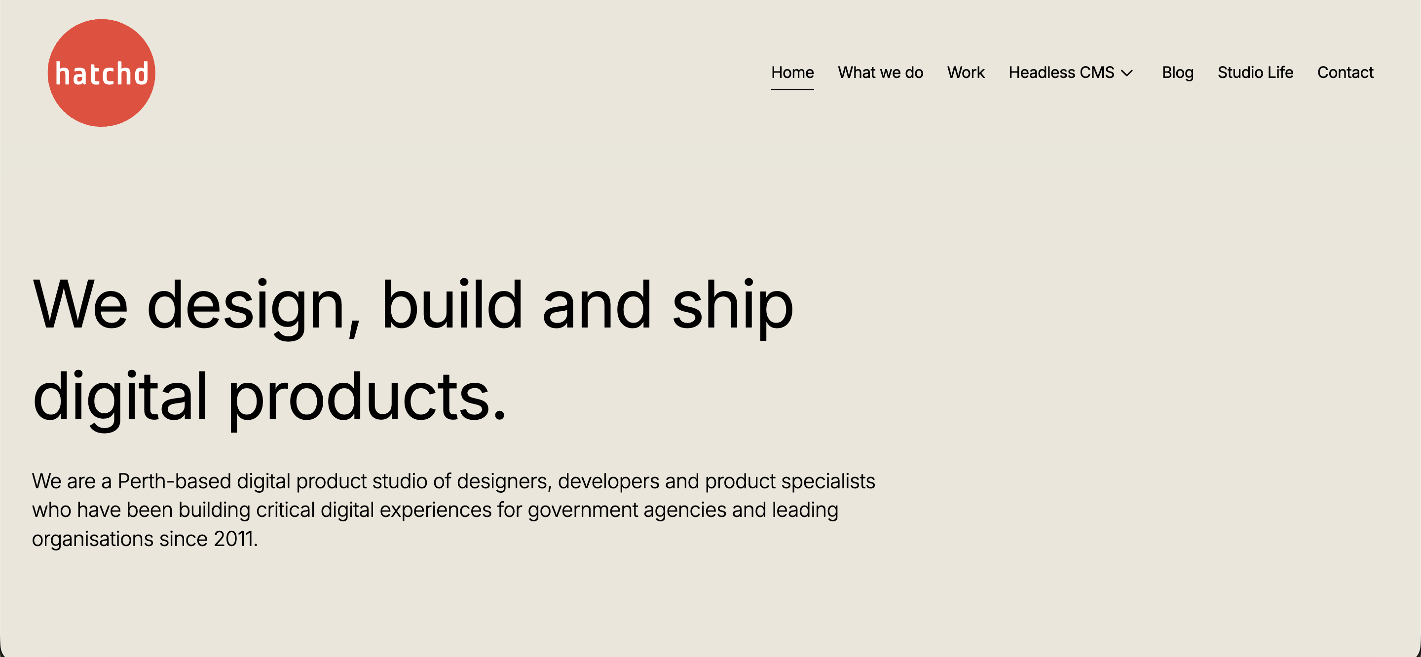 Hatchd homepage