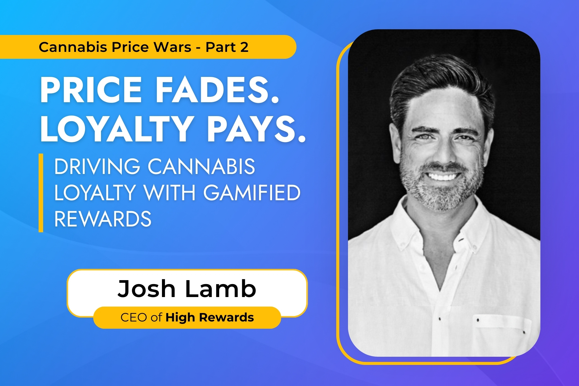 Price Fades. Loyalty Pays. Driving Cannabis Loyalty Program with Gamified Rewards