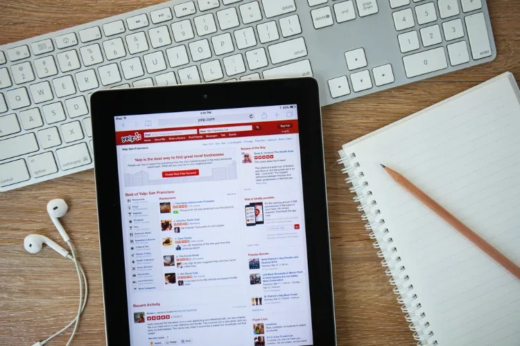 dispensary reviews yelp on tablet