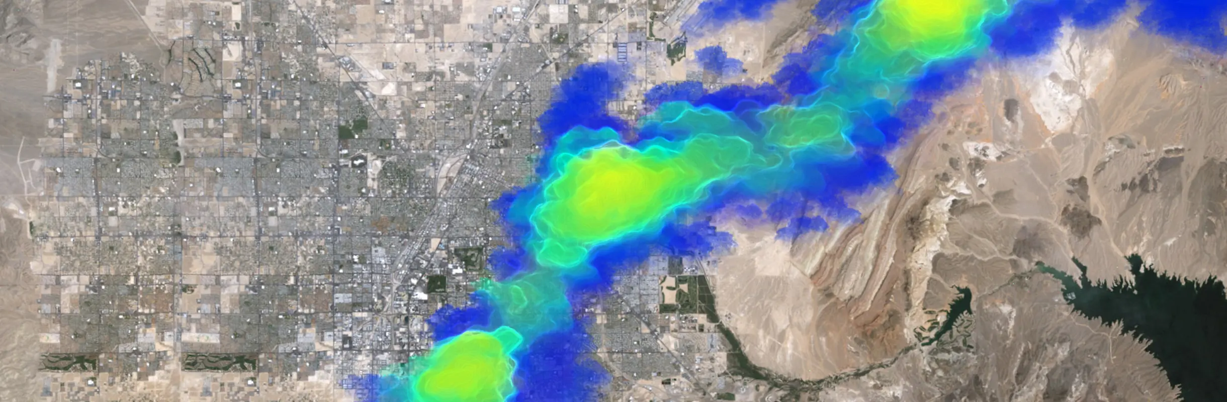Methane Clouds scanned from above