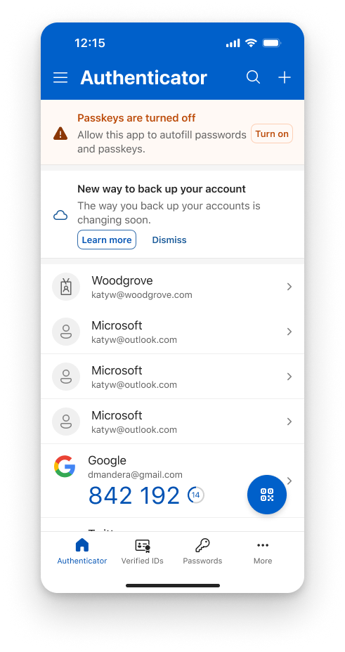user settings