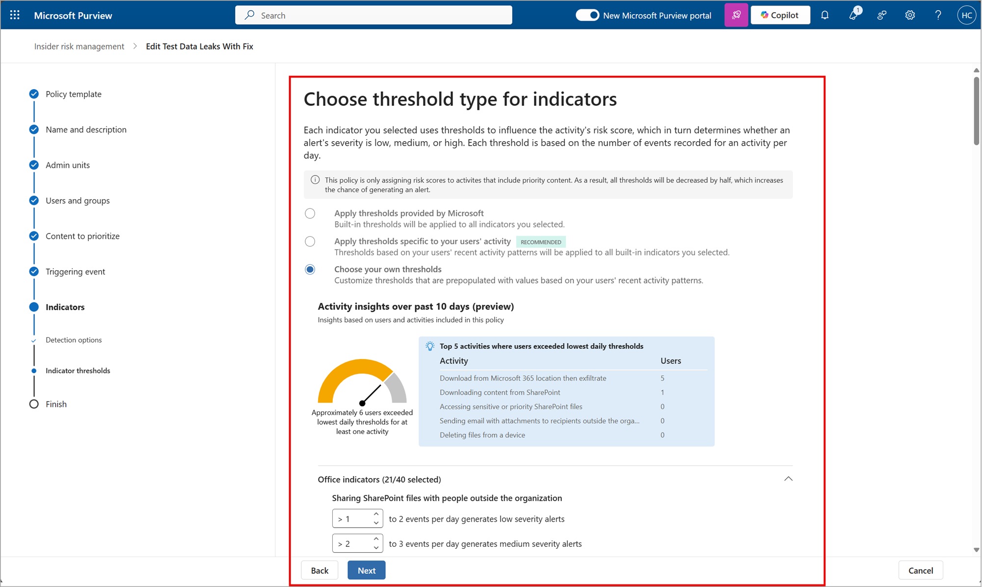 admin controls