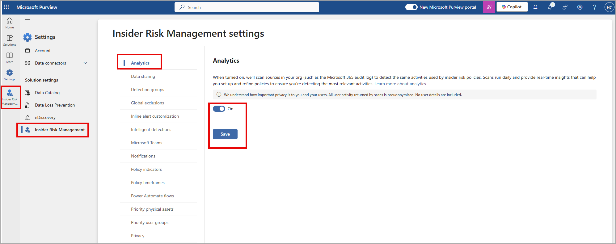 admin controls