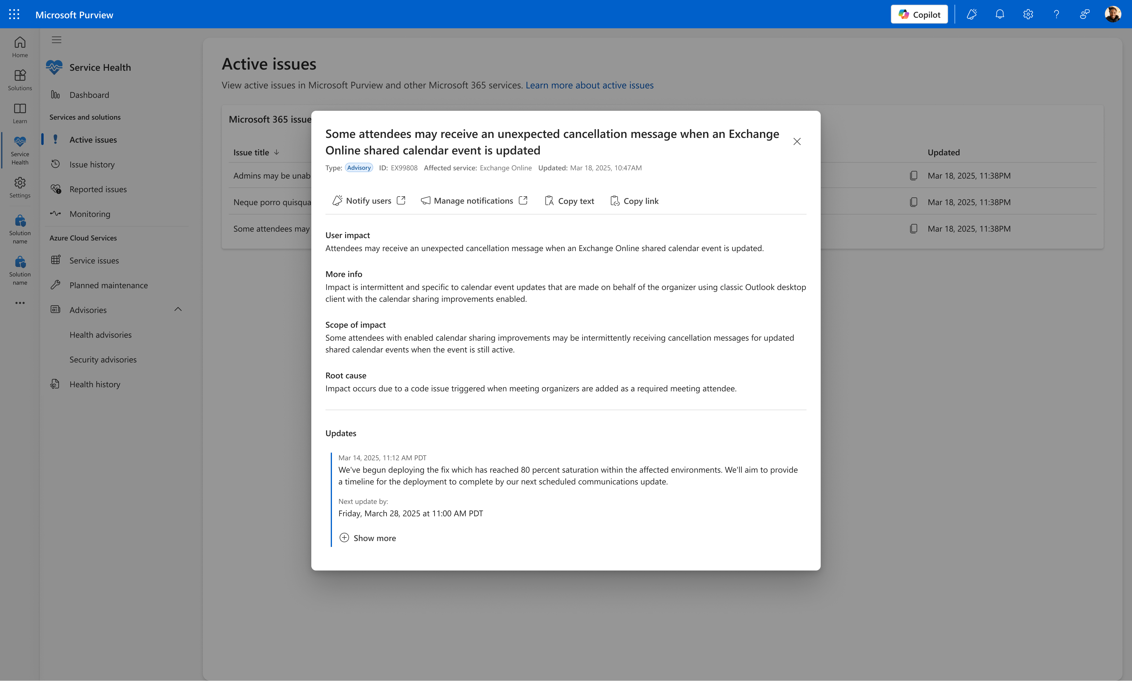 user settings