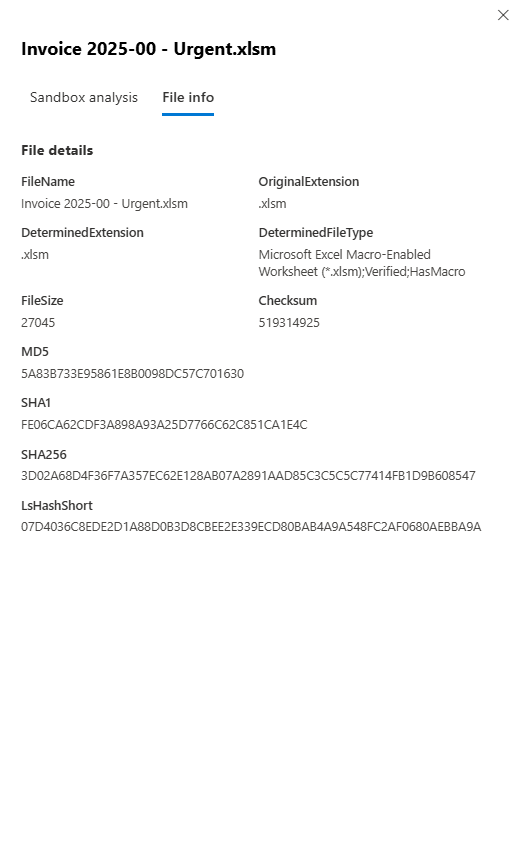 user settings