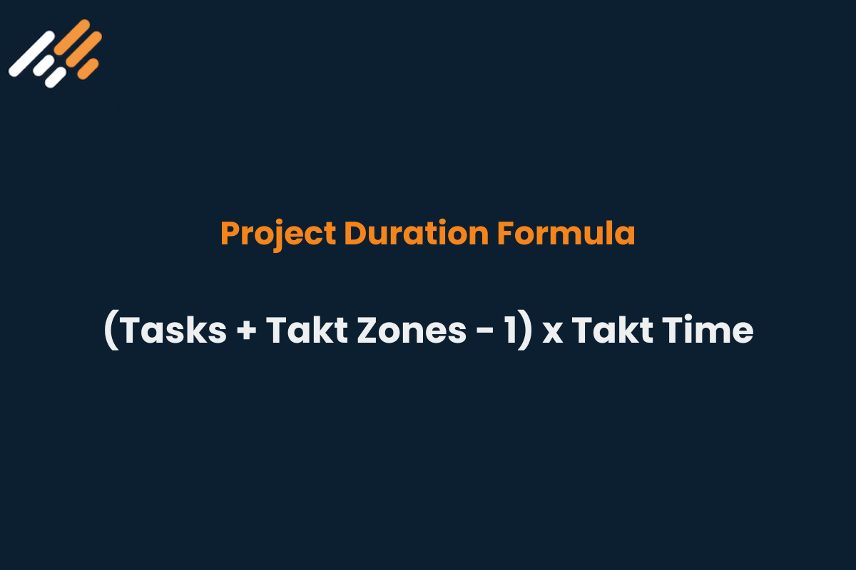 Project duration formula.