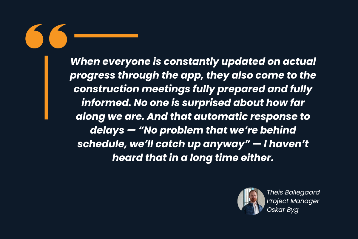 A testimonial from Oskar Byg. 