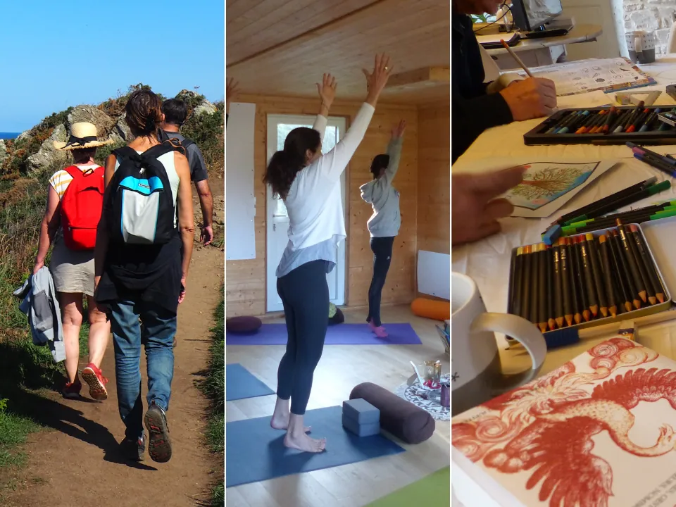Jeûne & Randonnée (5 jours) et Jeûne, Yoga & Expression Créative (7 jours)