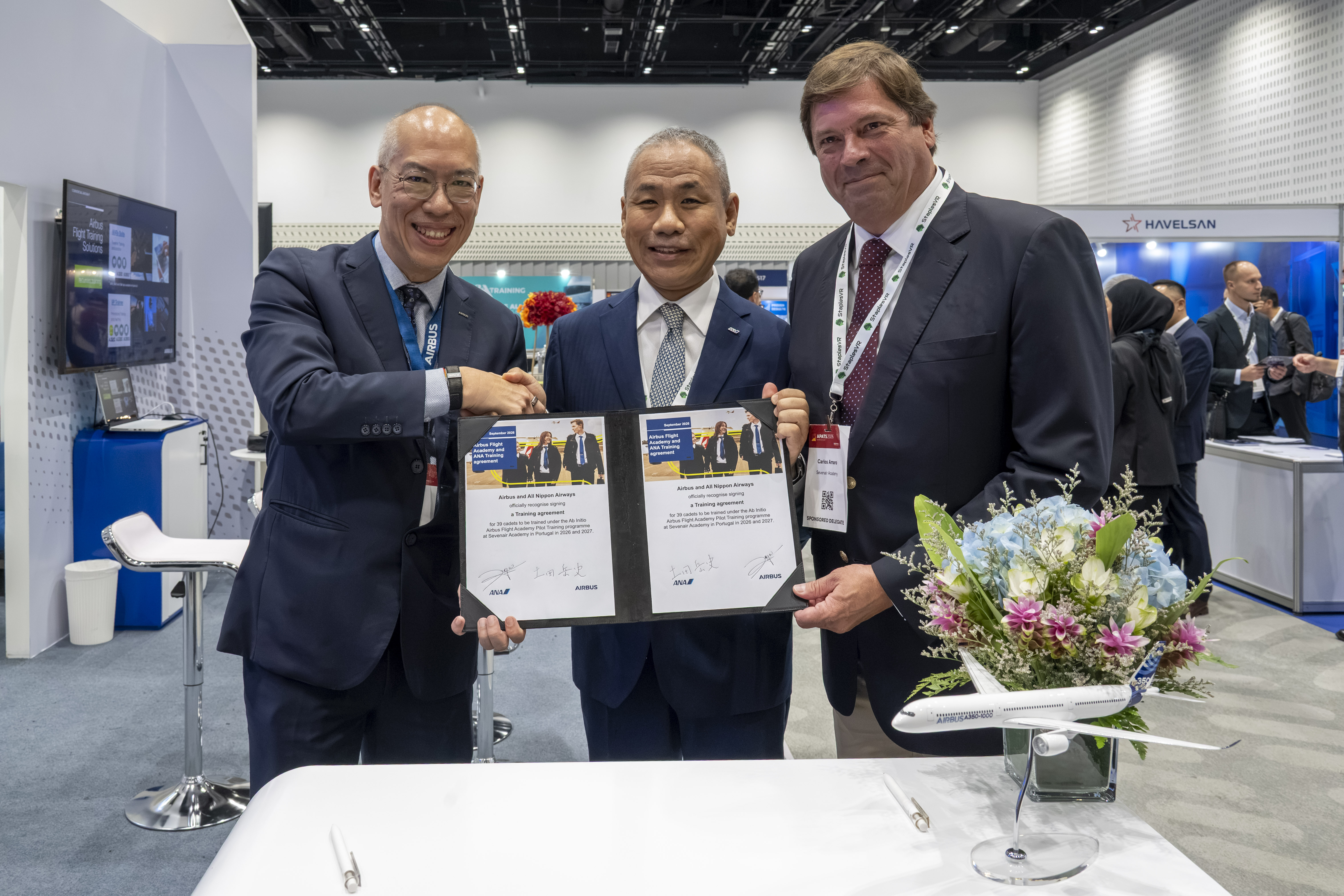 All Nippon Airways and Airbus flight training programme
