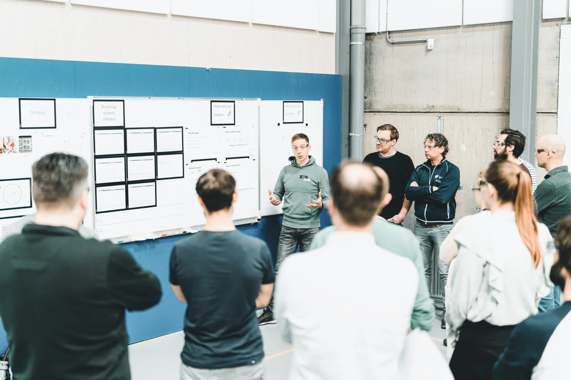 Team meeting with the contiUnity process control team