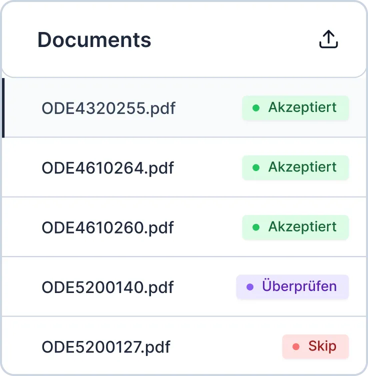 Automatisiertes Datenerfassung