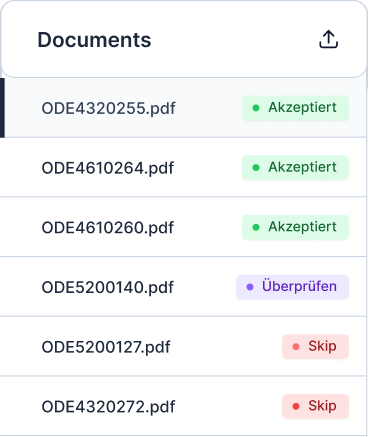 Automatisiertes Datenerfassung