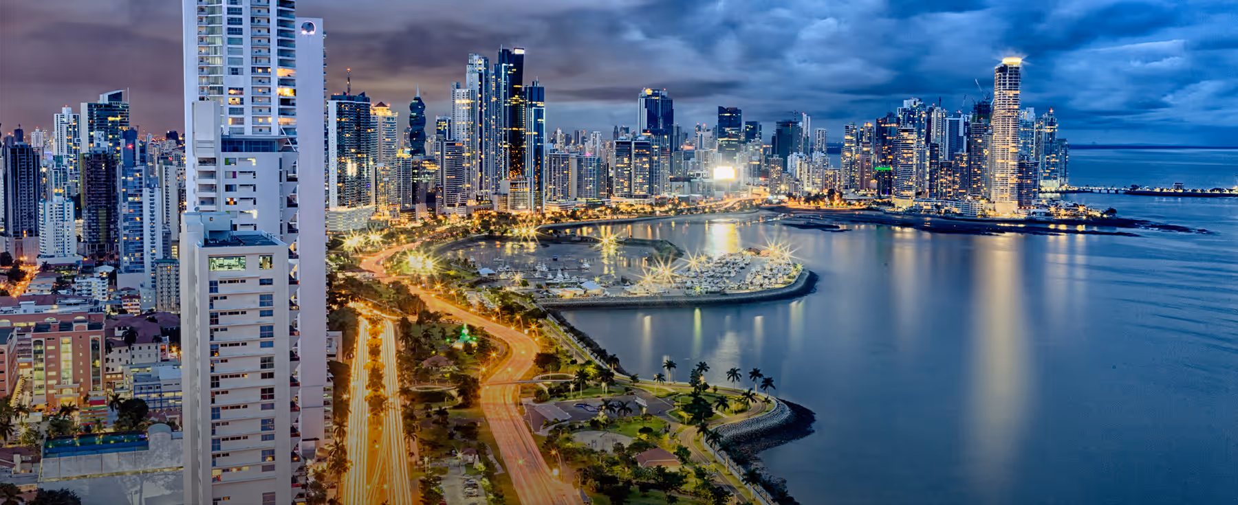 Panama City skyline, Central America