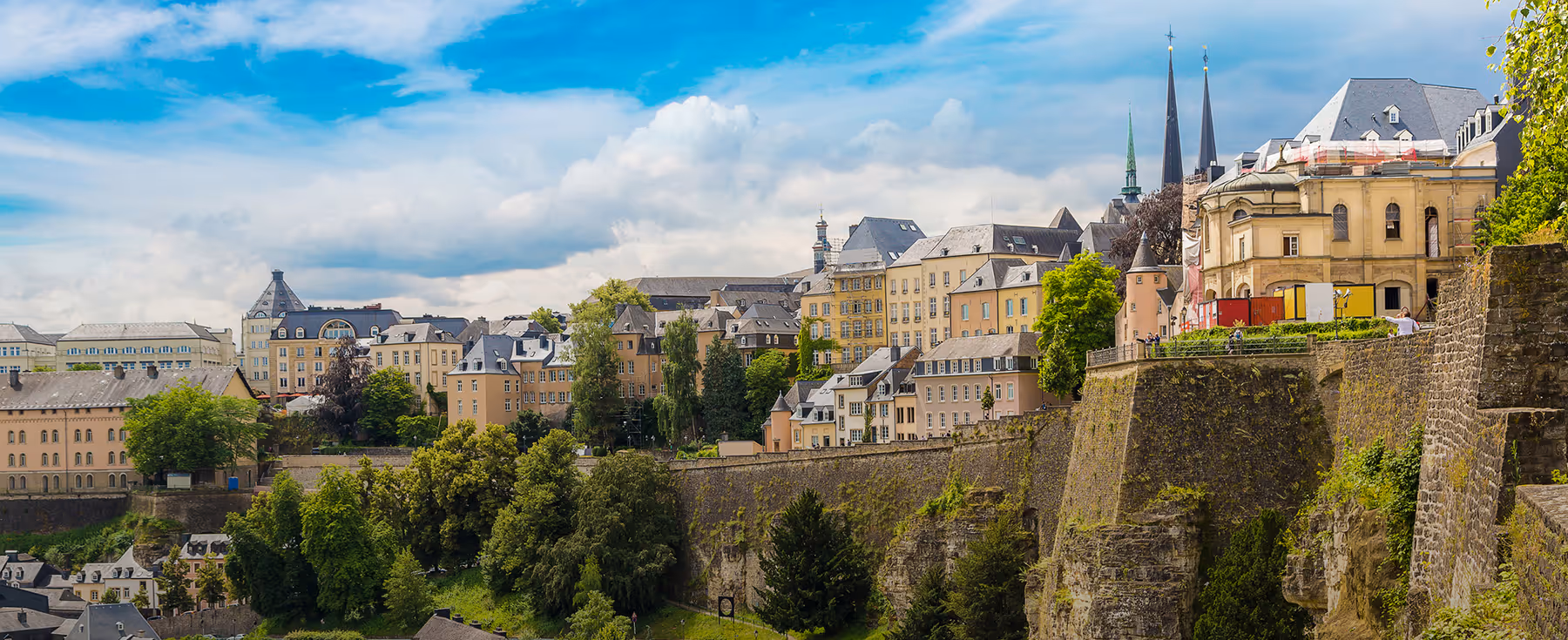 Luxembourg city financial center