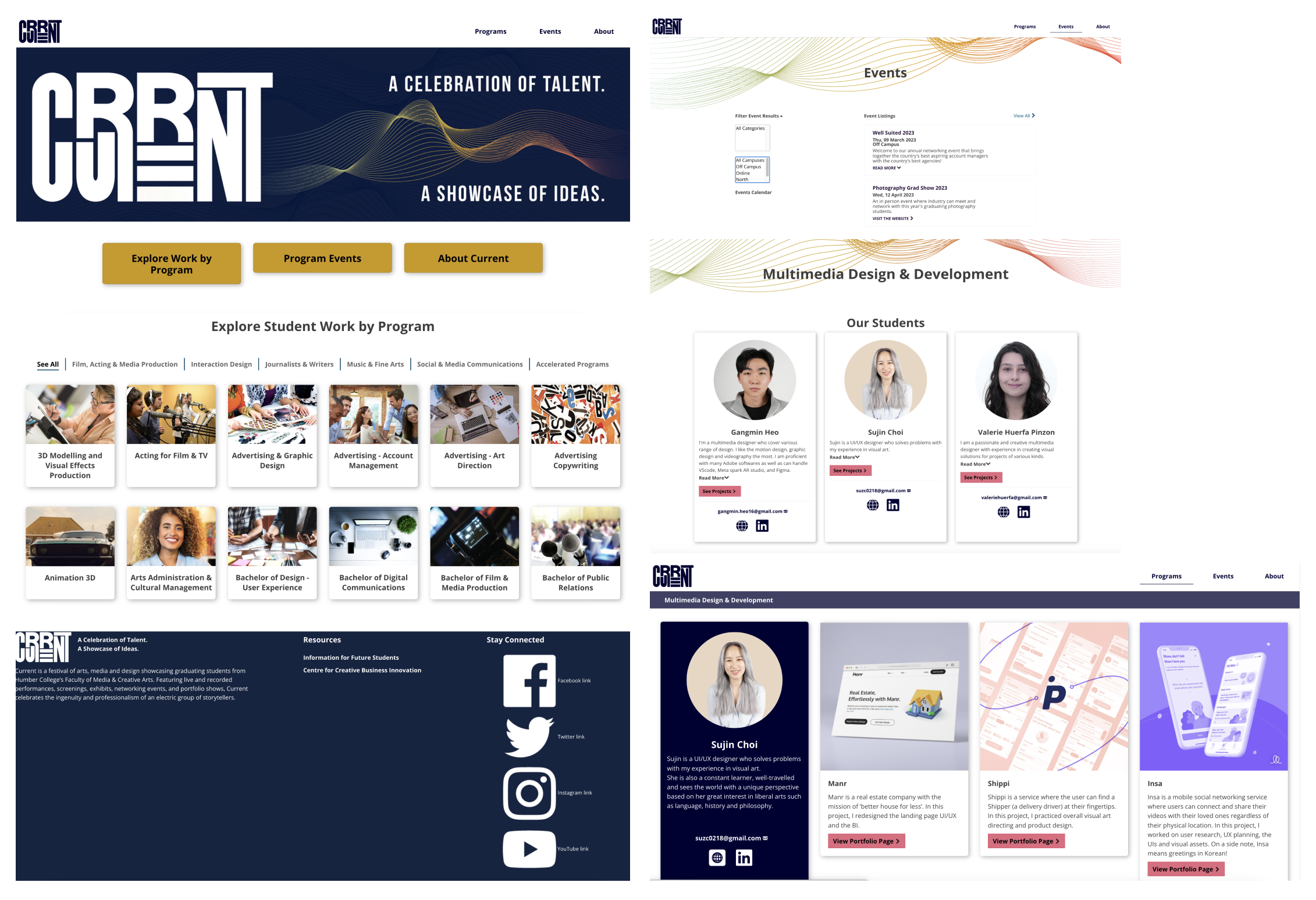 Old screens of Humber Current