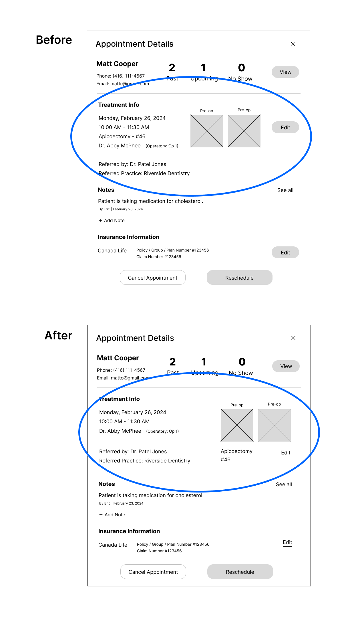 User testing report for task 2