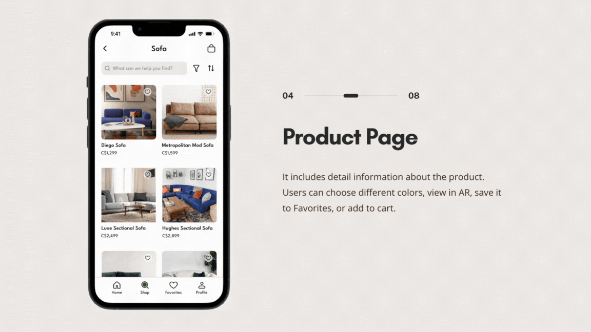 User testing report for task 2