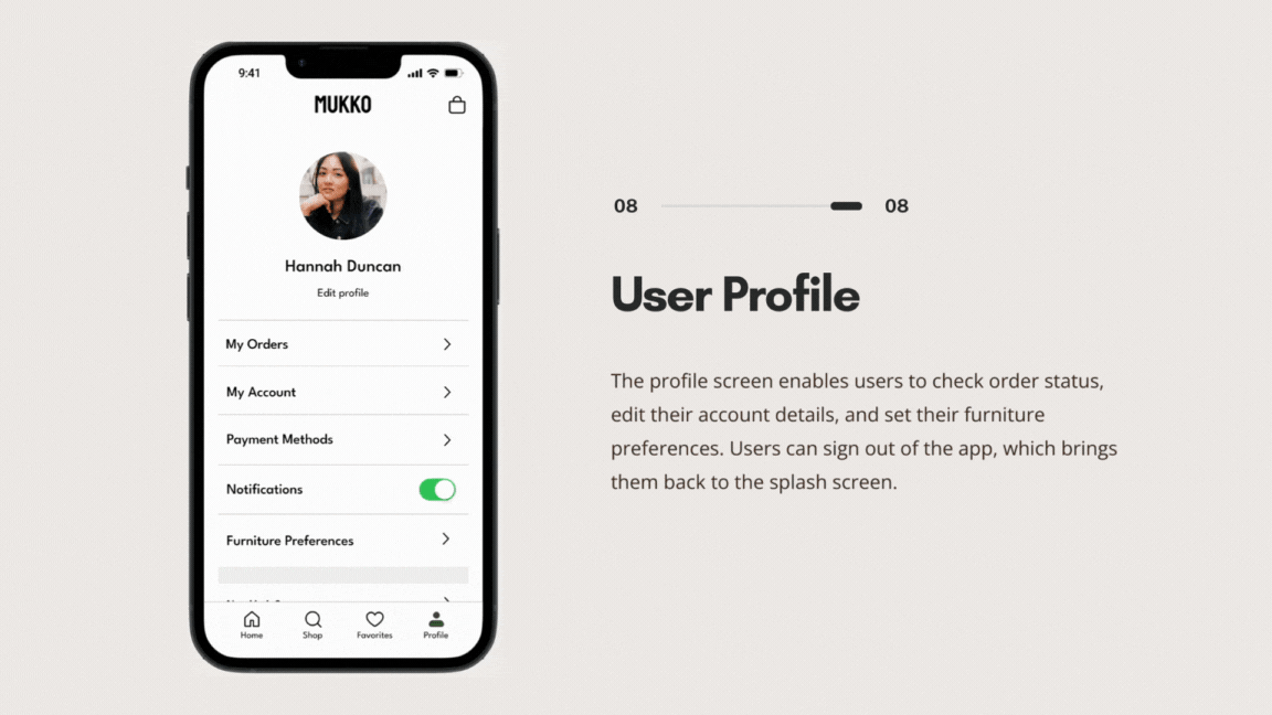 User testing report for task 2