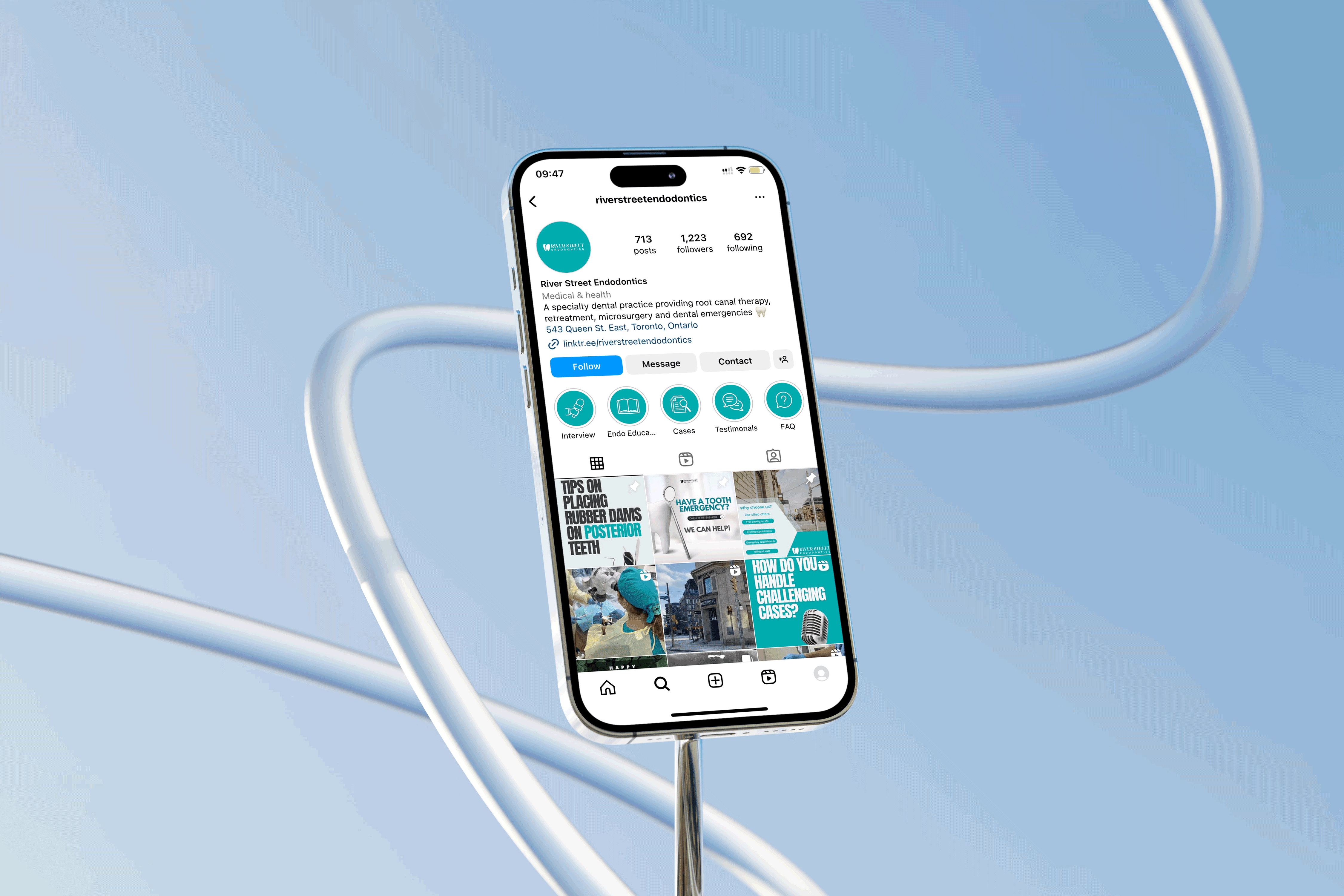 River Street Endodontics Social Media Management Main Visual