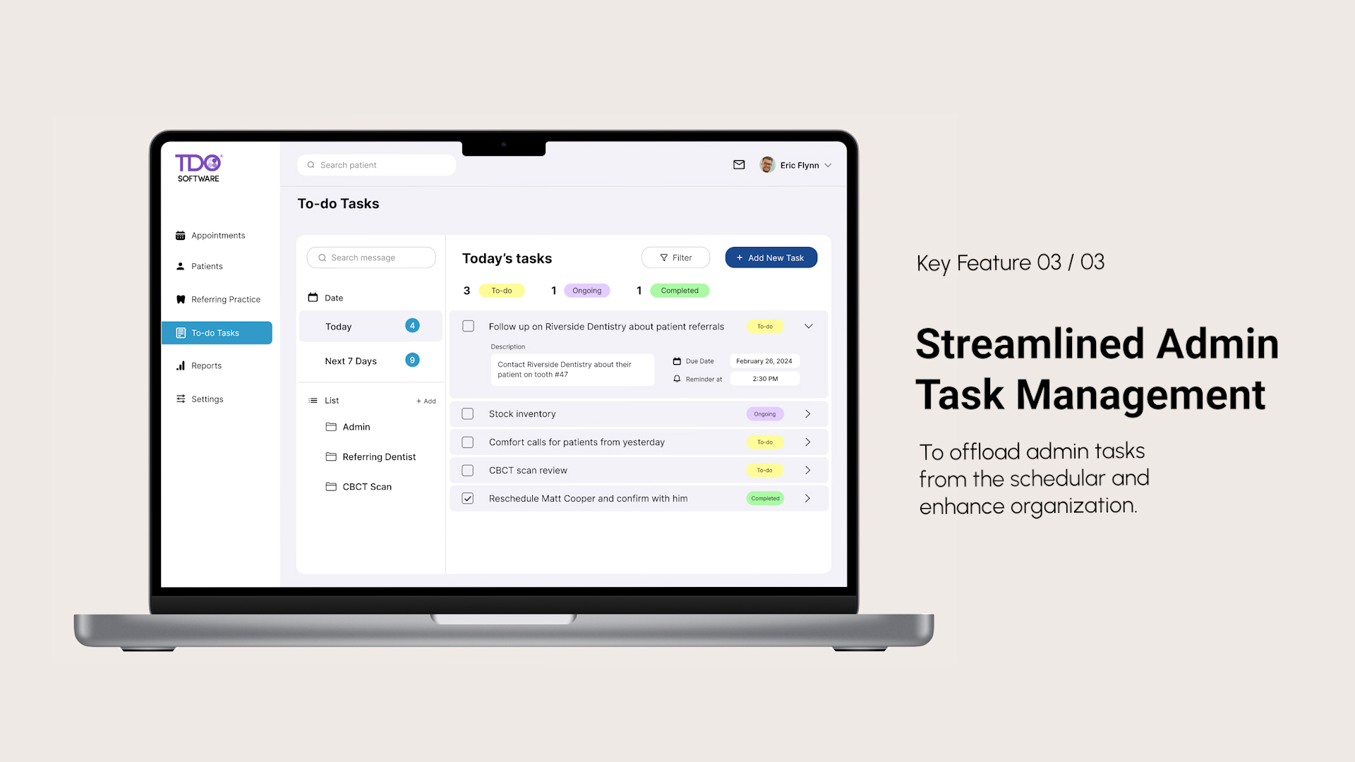 TDO's Revamped Patient Details Screen