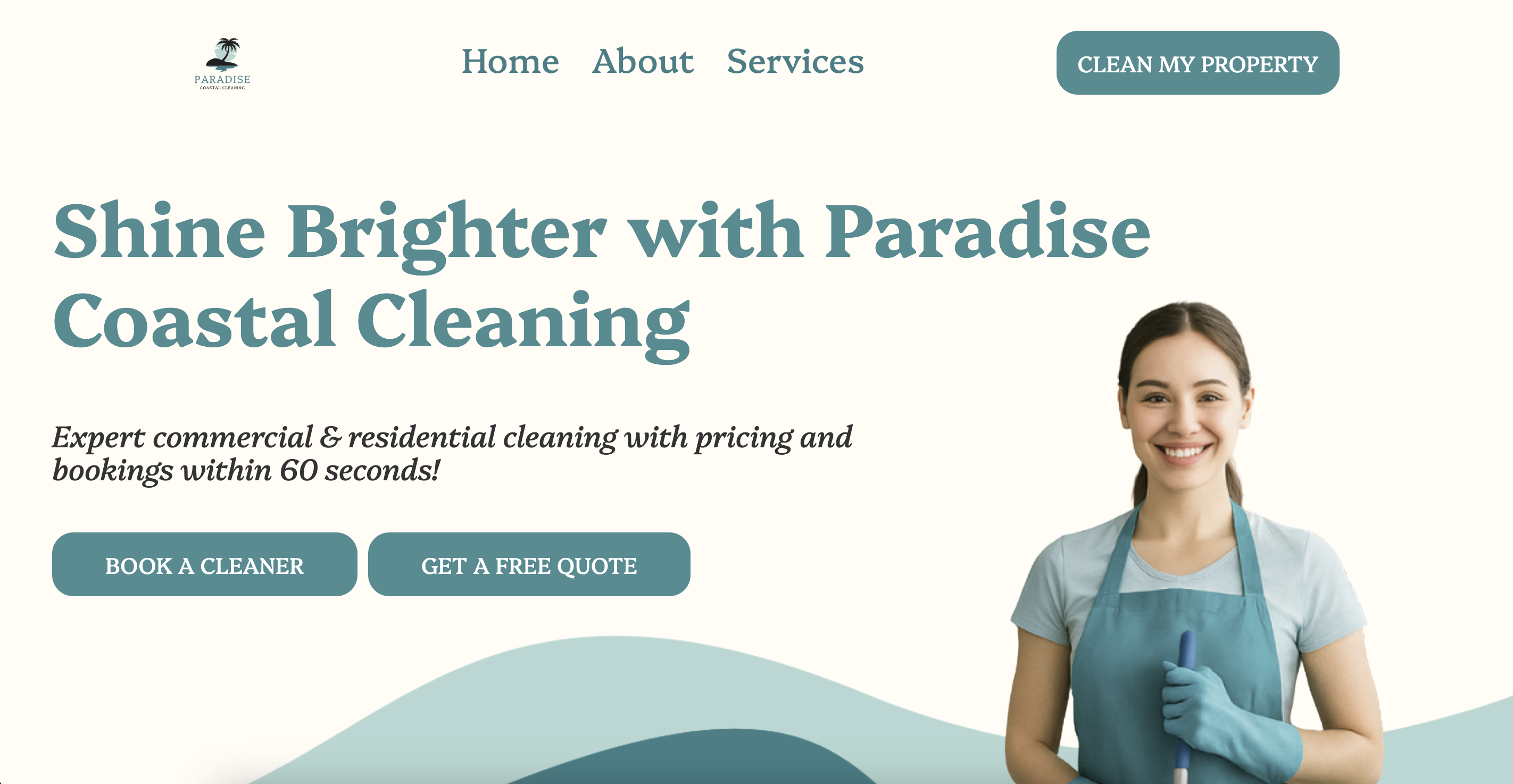 Paradise Coastal Clean Web Design Featured Work Sasta Studios