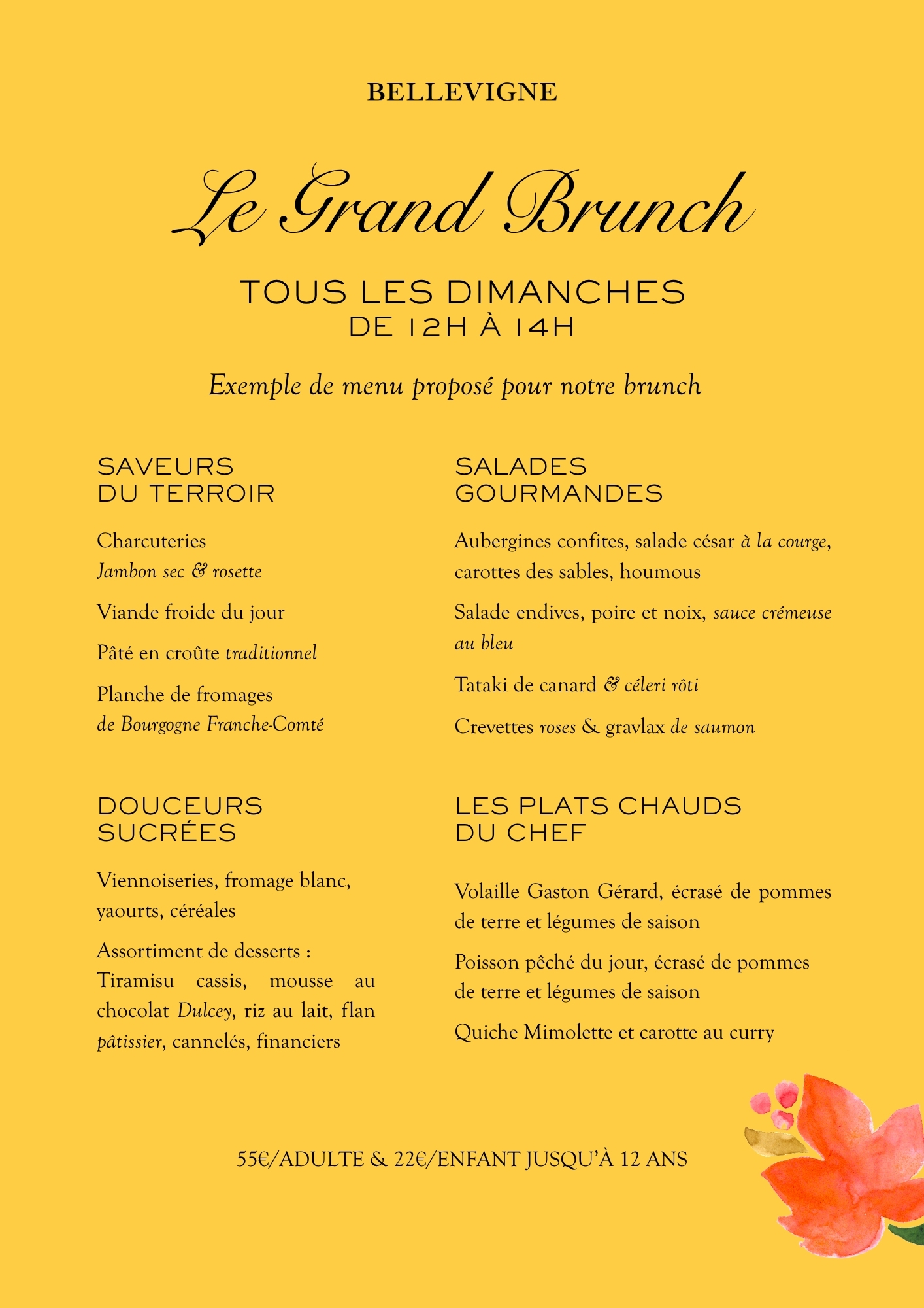 Brunch à volonté Bourgogne