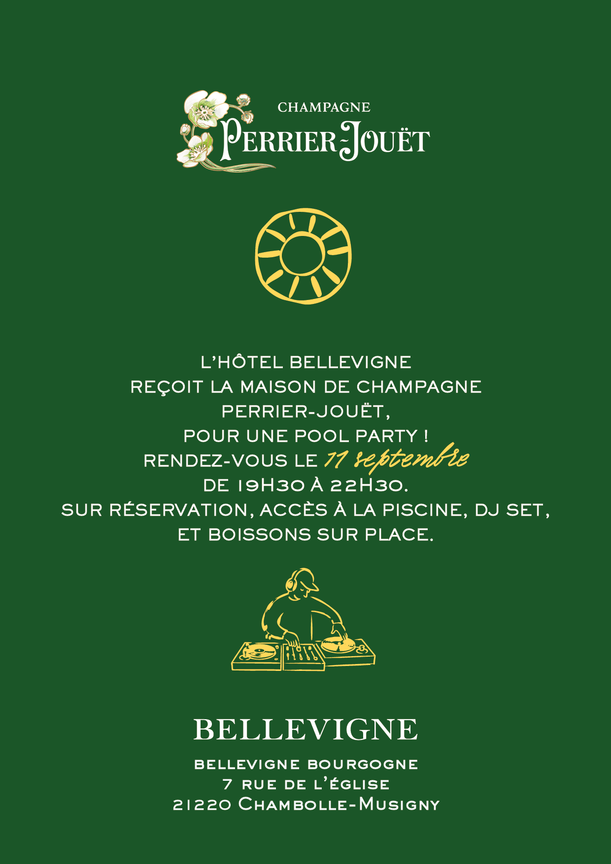 Pool Party en Bourgogne