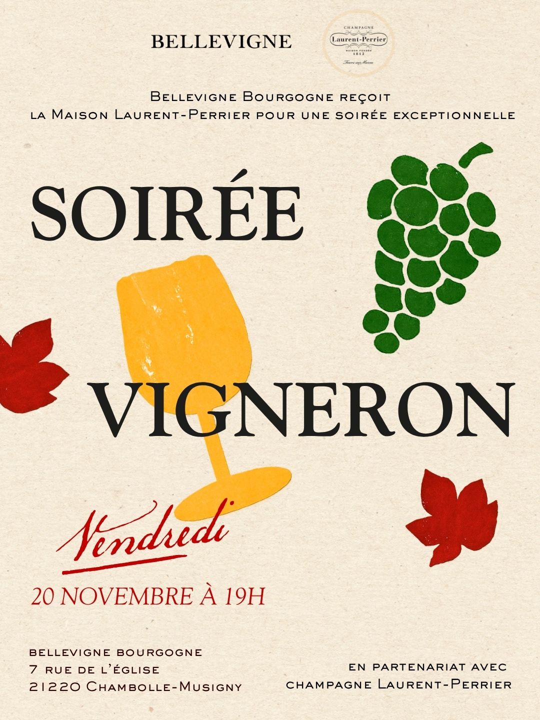 Diner vigneron en bourgogne