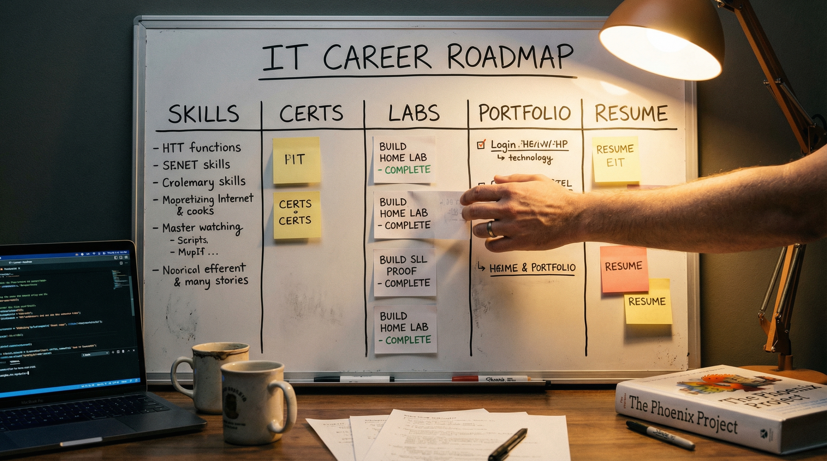 it-career-roadmap-checklist-board