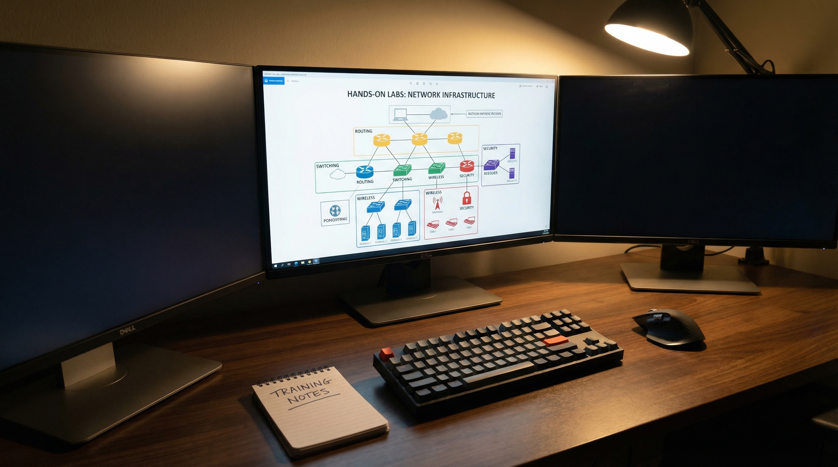 network-topology-lab-diagram-on-monitor