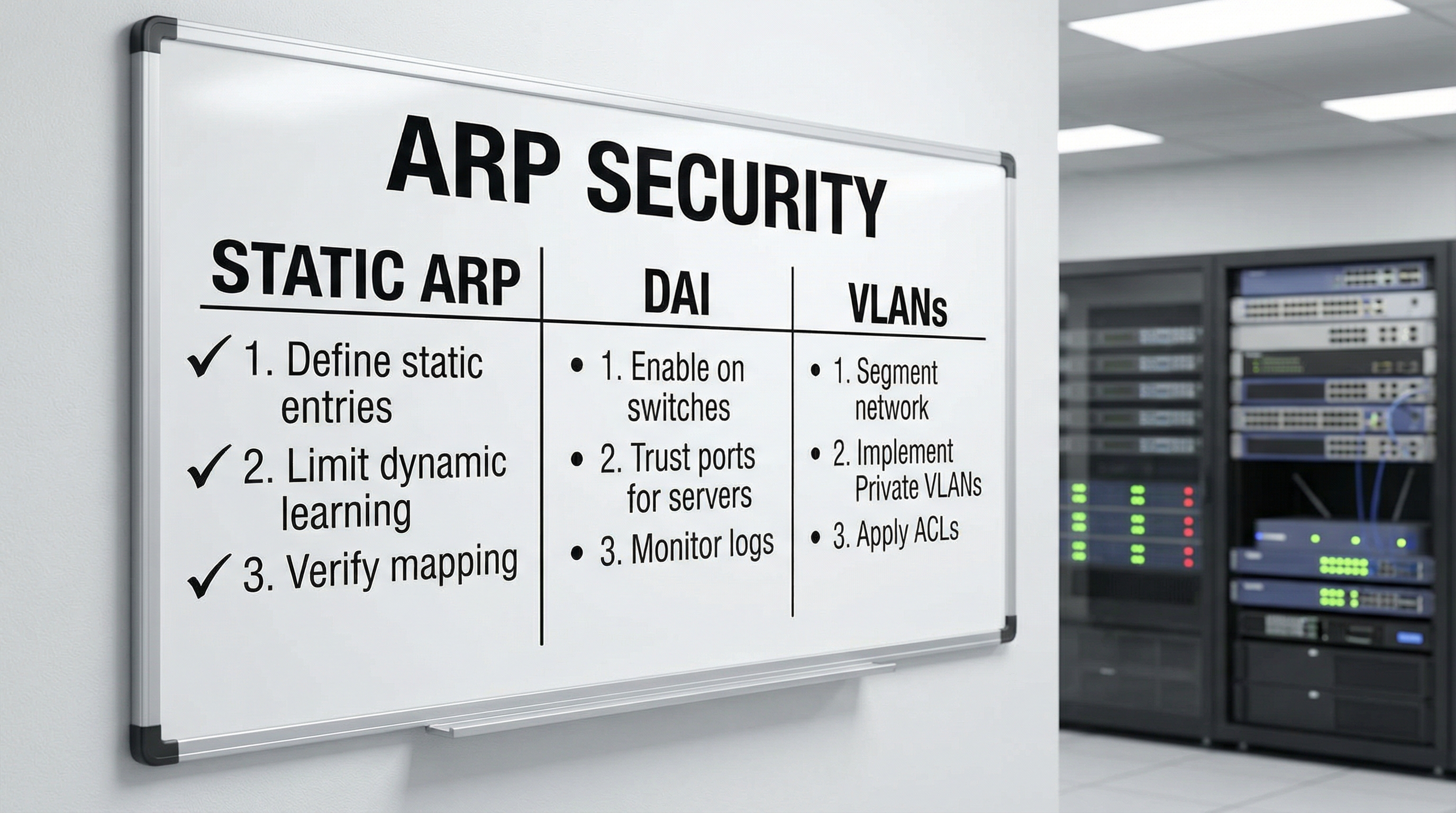 arp-security-checklist-board