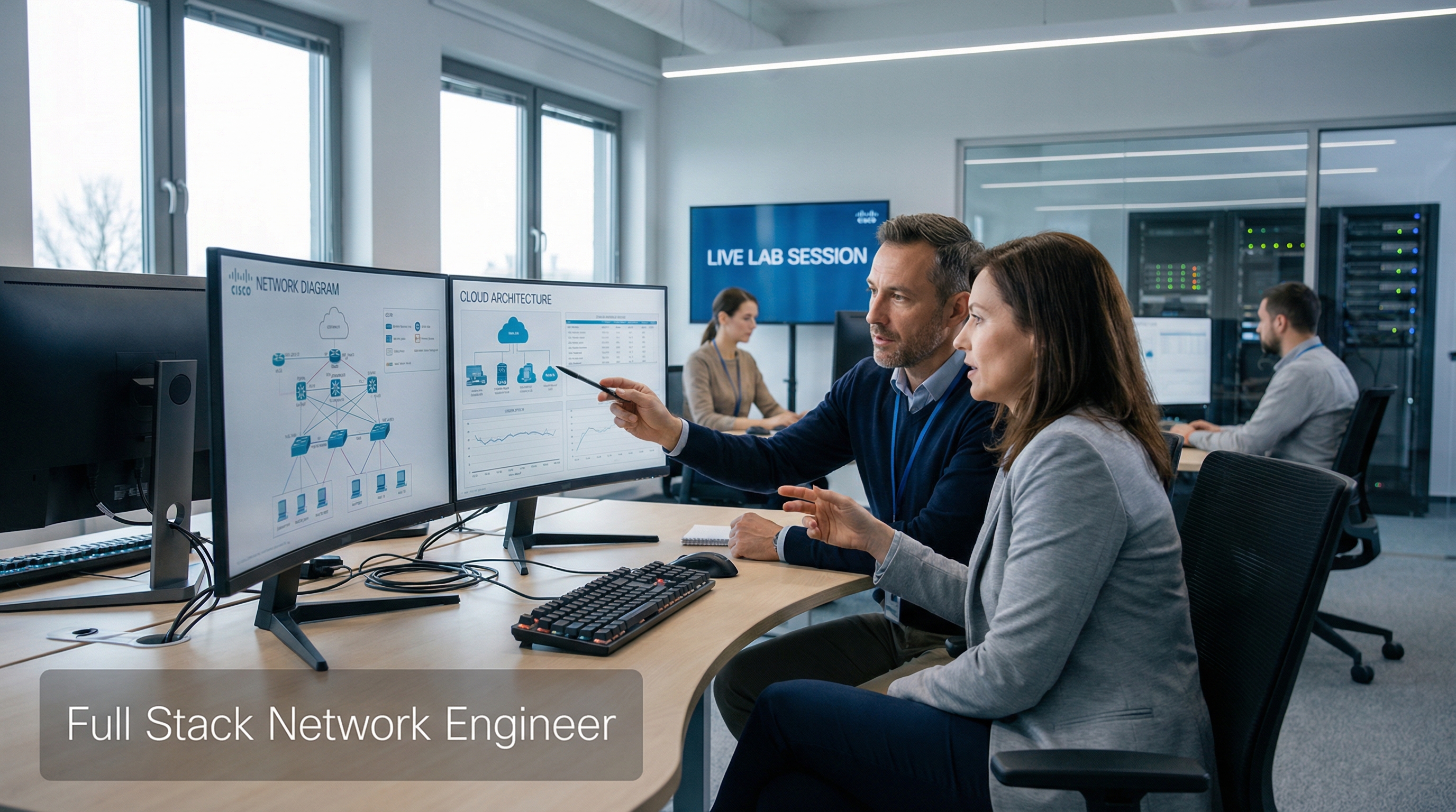 Unlock Your IT Future: Full Stack Network Engineer Program Features for Career Changers