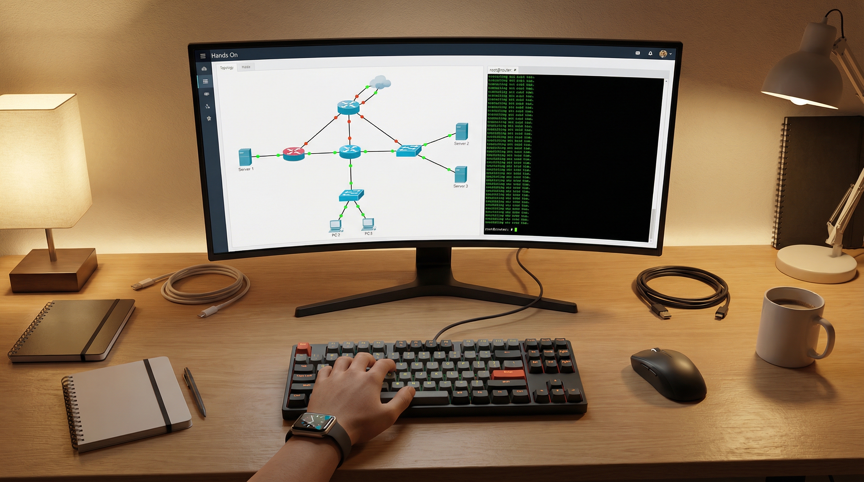 virtual-network-lab-interface-showing-topology-and-terminal